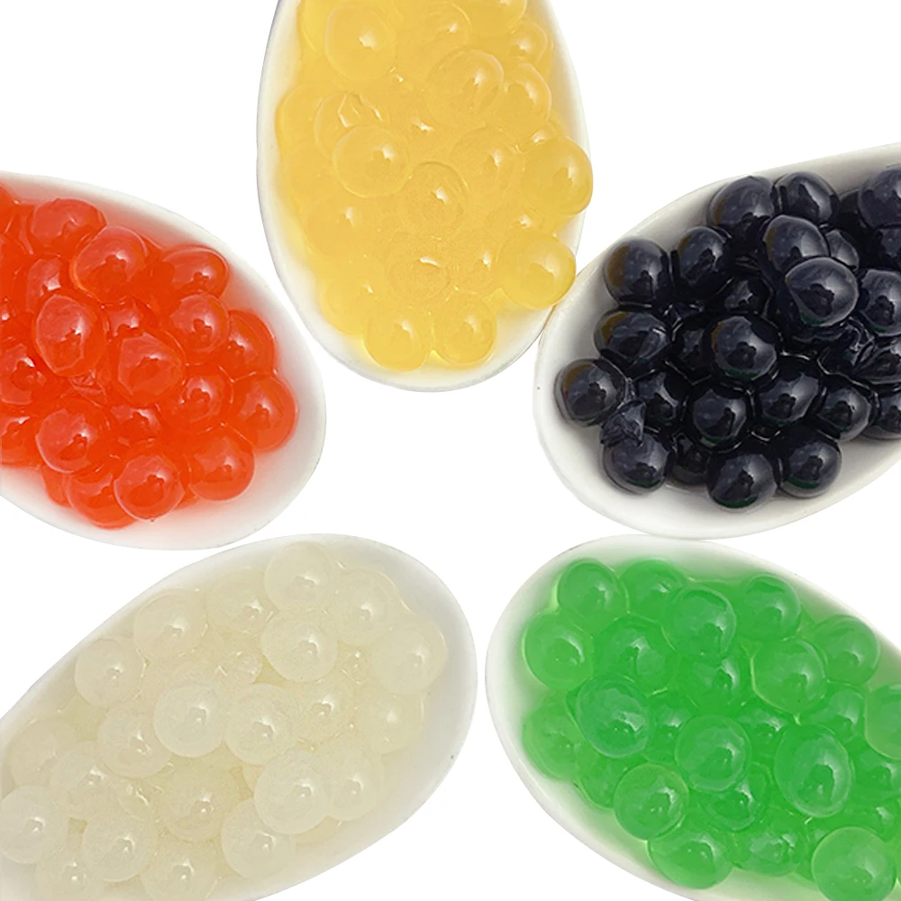 bubble tea Cherry popping bubble tea boba pearl jelly balls ingredients Taiwan