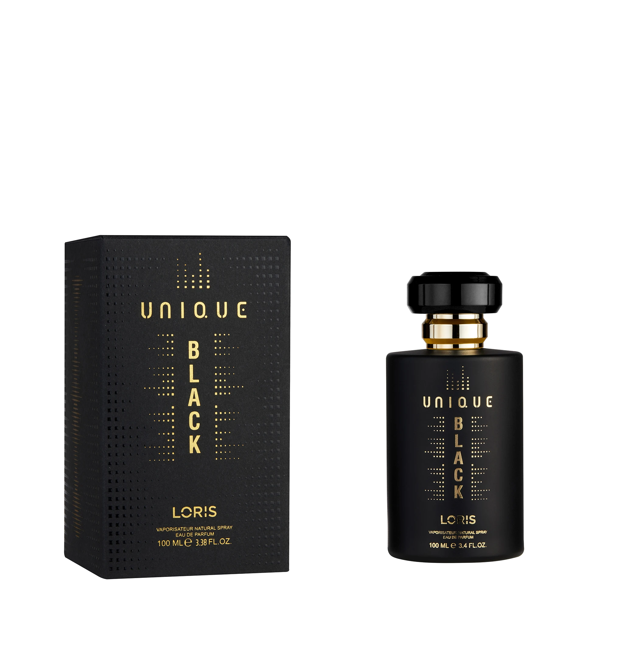 100ML PARFUM UNIQUE BLACK BY LORIS BRAND LONG LASTIN UNISEX PERFUME FRAGRANCE FOR WHOLESALE