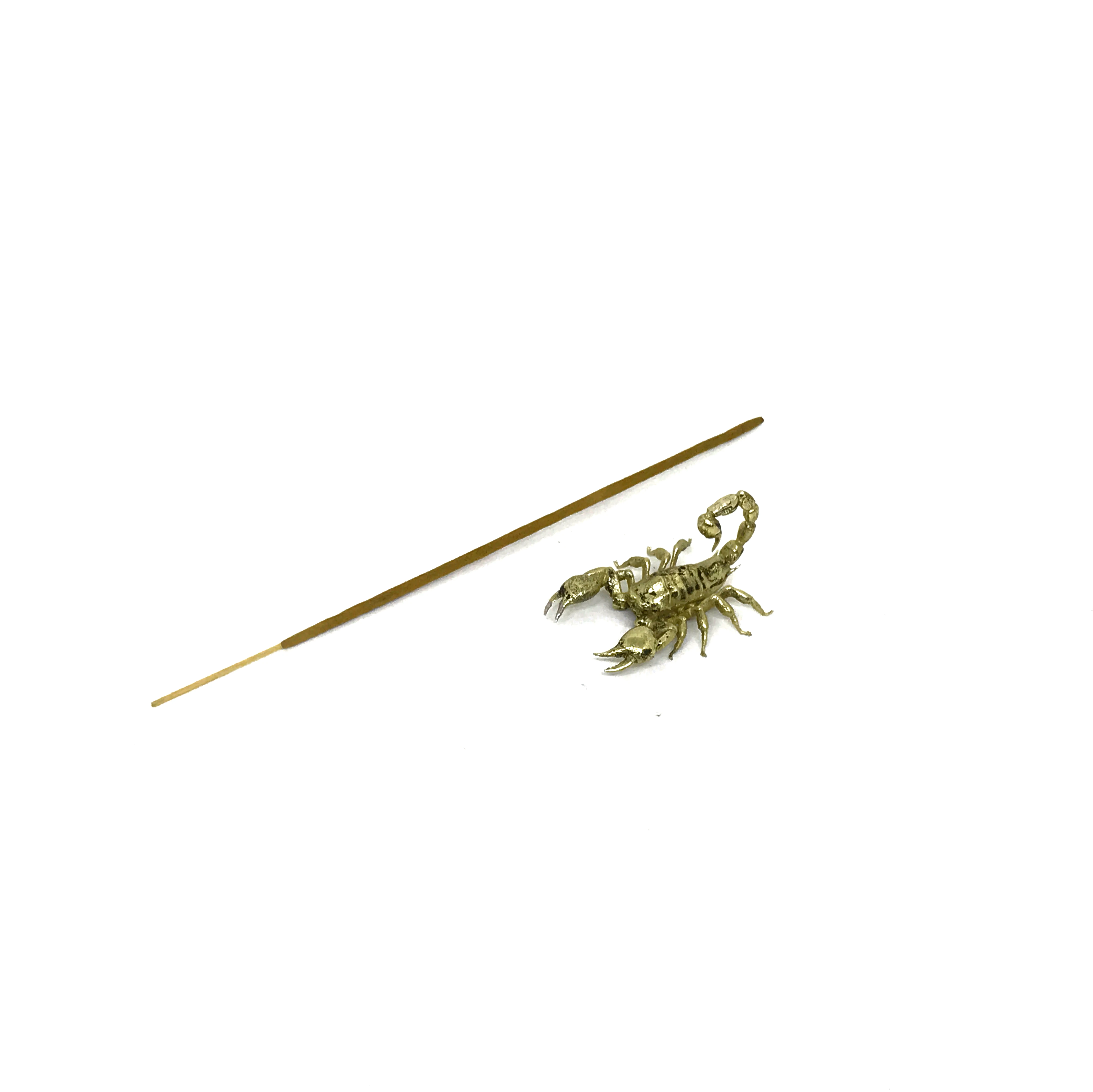 Handmade Solid Brass Scorpion Incense Stick Holder Burner Latest Design 2021 for Home Decor Meditation Yoga Export Zodiac