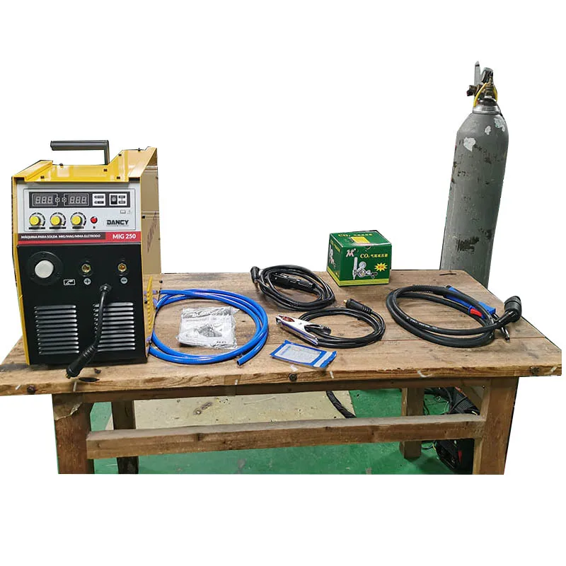 Mig 250 maquina de soldar mig gas welding machine 250A 15.0KGS wire spool industry mig welding