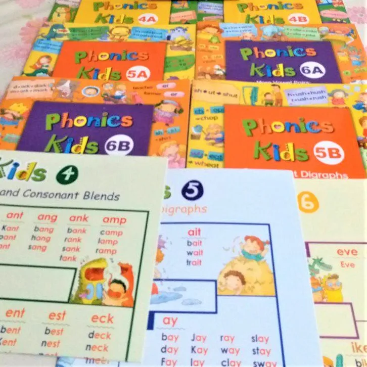  Phonics детский набор 1 и 2 XY1808 детская книга для чтения с