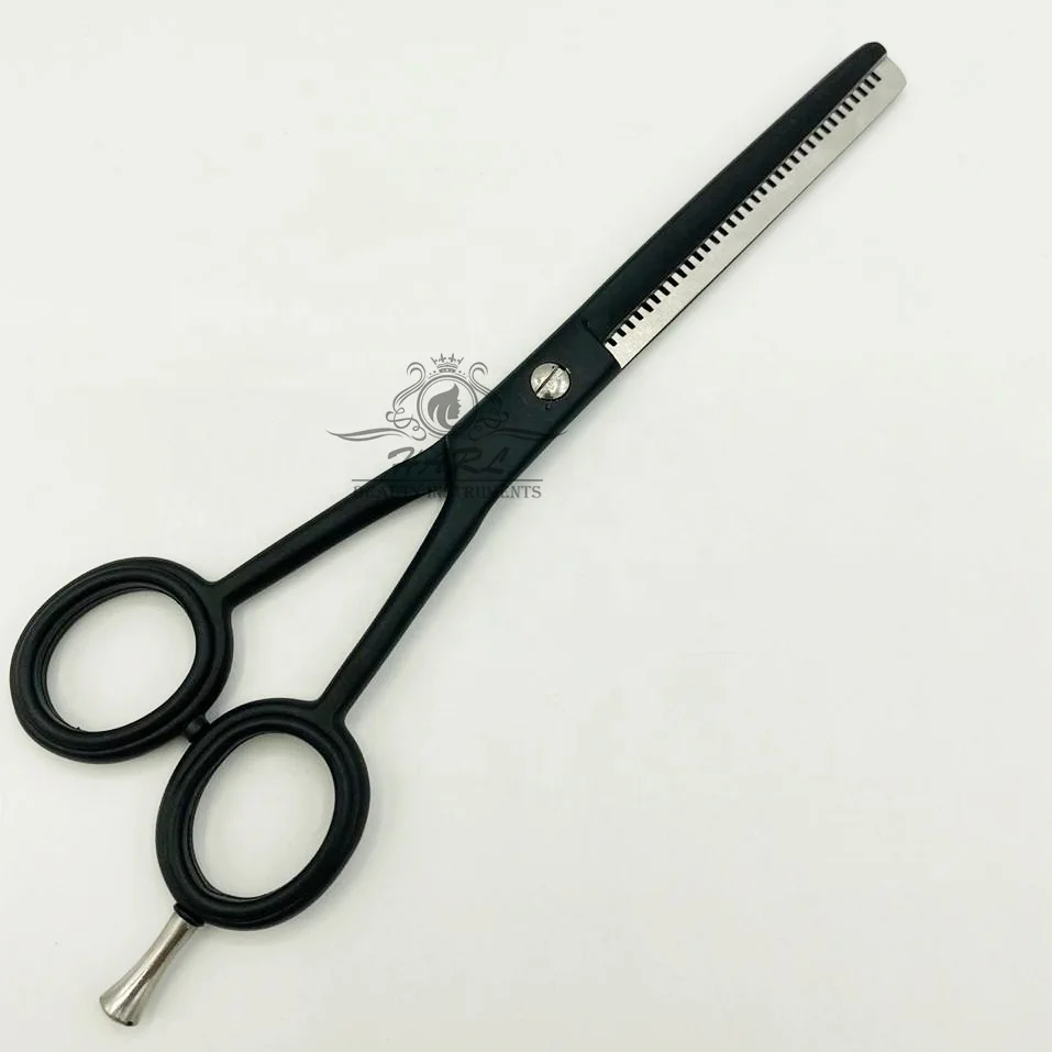 Black Color Professional barber Thinning /Texturing Scissors 6.5 ' Inch laser scissors hair dressing barber scissors for salons