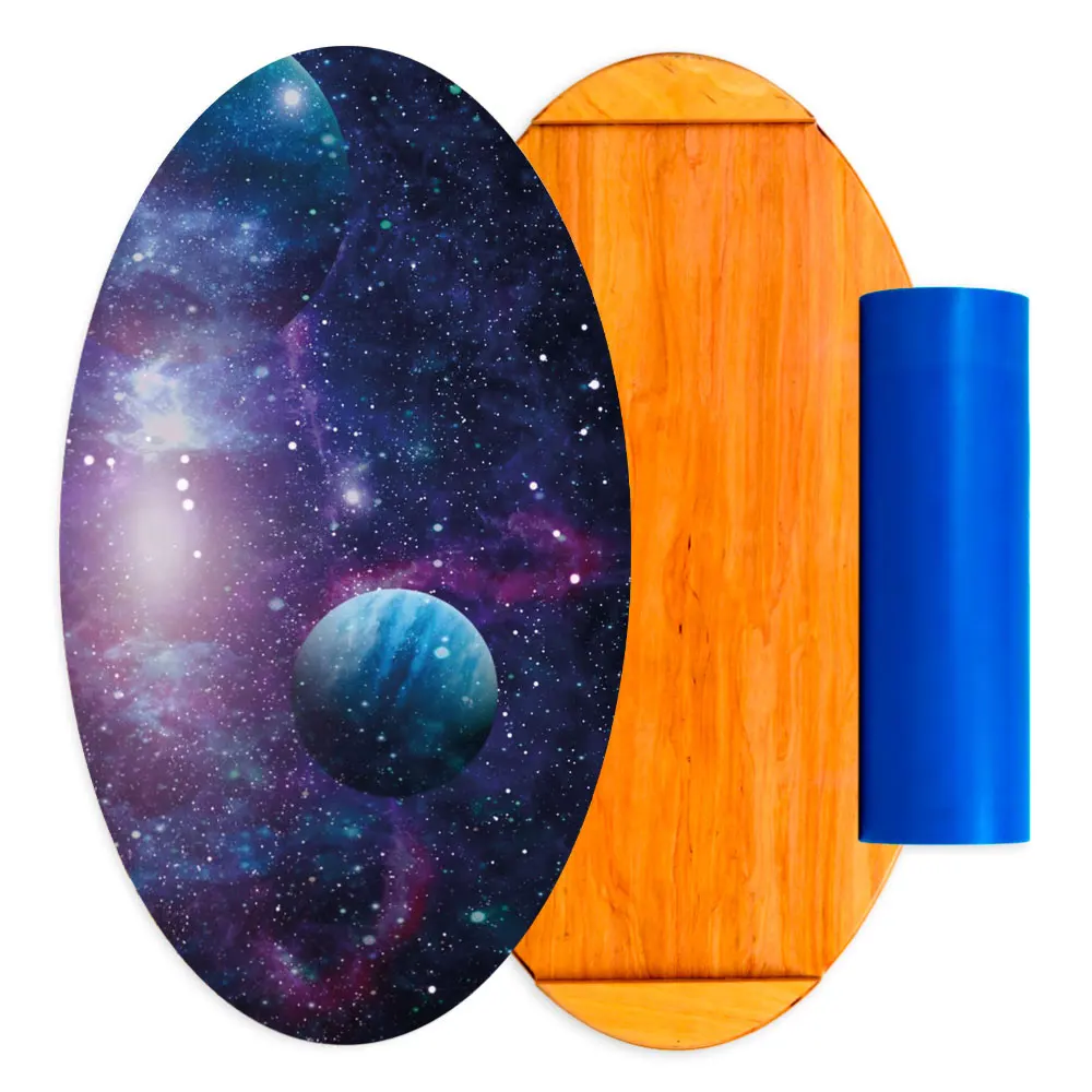 
Wooden Balance Board Trainer with Roller. Multifunctional Trainer for Serfing, Skateboarding, Yoga. Wholesale. Premium Quality. 