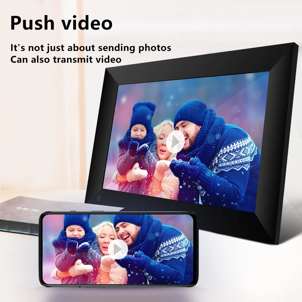 2021 IPS touch screen Android 10.1 Inch Cloud Smart HD IPS Wifi Digital Photo Frames Electronic Digital Picture