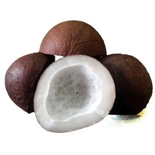 Dry Coconut Halves Copra Used In Curries Gravies Or Spice Blends Pure And Good Quality