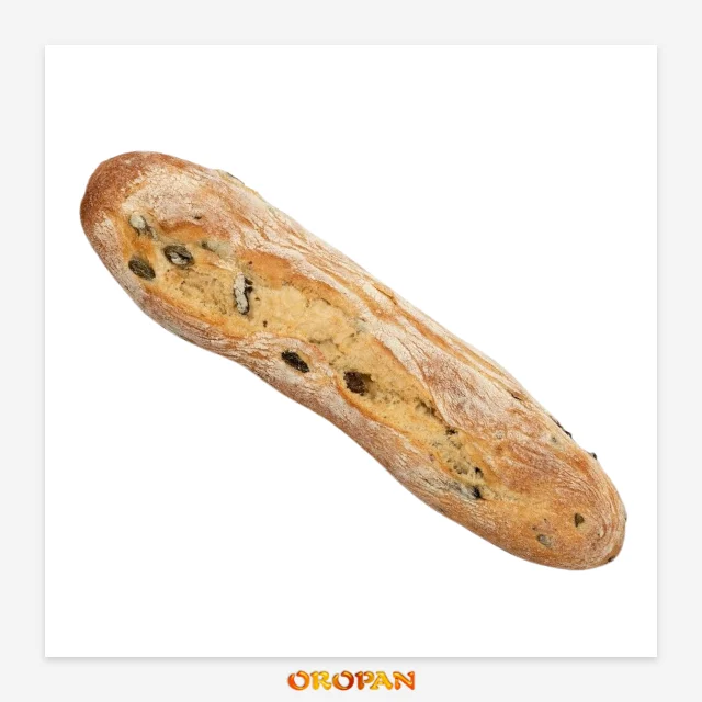 Made in Italy Gourmet 300g Part Baked Frozen Olives Durum Wheat Ciabatta Bread For International Wholesaler