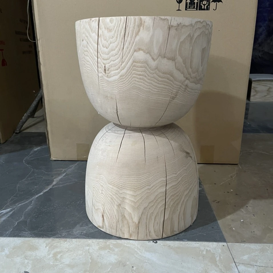 High quality wooden stool for home decoration Handmade in Viet Nam