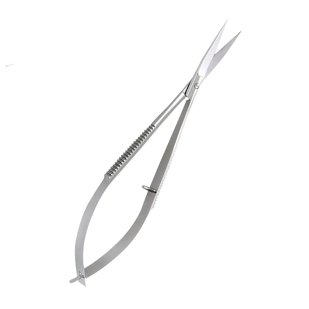 High Quality Multi Color Eyebrow Spring Scissors Private Label New Style Eyebrow Trimming Spring Scissor