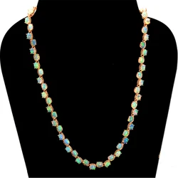 High Quality Opal Cabochon 6x4 MM Natural Gemstone 925 Solid Silver For Women Designer Necklace Earring Set By Big Manufacturer