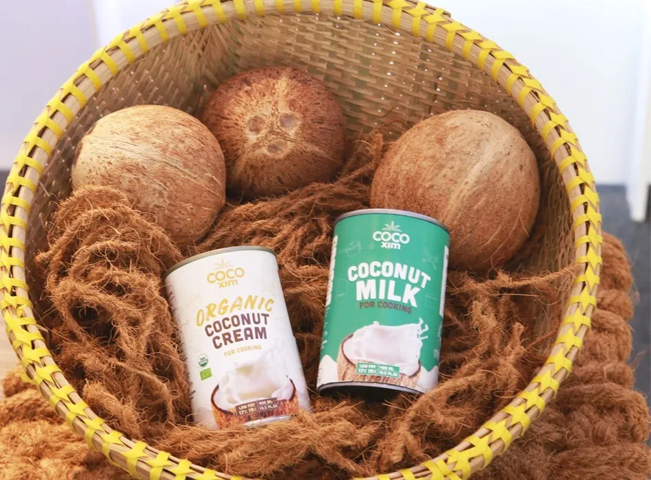 Cocoxim Coconut Milk for COOKING curry, cake, ... Made in Vietnam - OEM accepted - +84 354 669 243 - Ann Phan