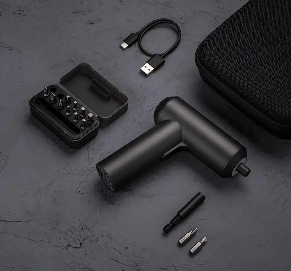 Mijia Electric Screwdriver 3.6V 2000mah Cordless Rechargeable Electric Screwdriver With 12Pcs S2 Screw Bits