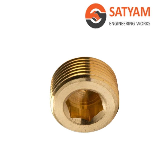 Premium Quality Brass Stop Plug With Wire Connector Brass Stopping Plug for Electrical Fittings
