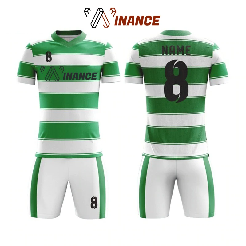 Design A Football Team Kit Cheap Soccer Jersey Set For Team maillot de foot Sublimation Soccer Wear Printing Football Jersey