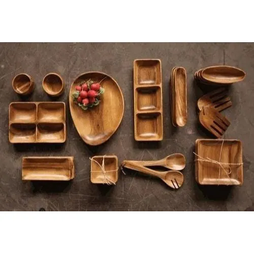 Mango Wood Salad Bowl Raw Mango Wood Serving Bowls, Set of 3