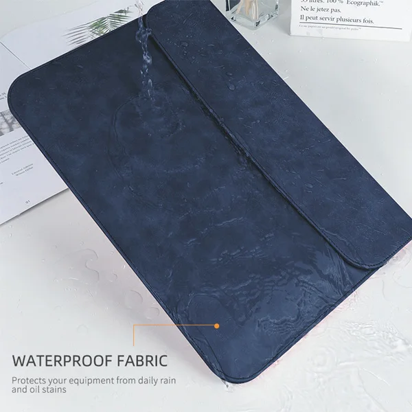 Best seller fashion unisex slim waterproof laptop sleeve case for macbook pro 13 2020 Horizontal Envelope pu leather laptop bag