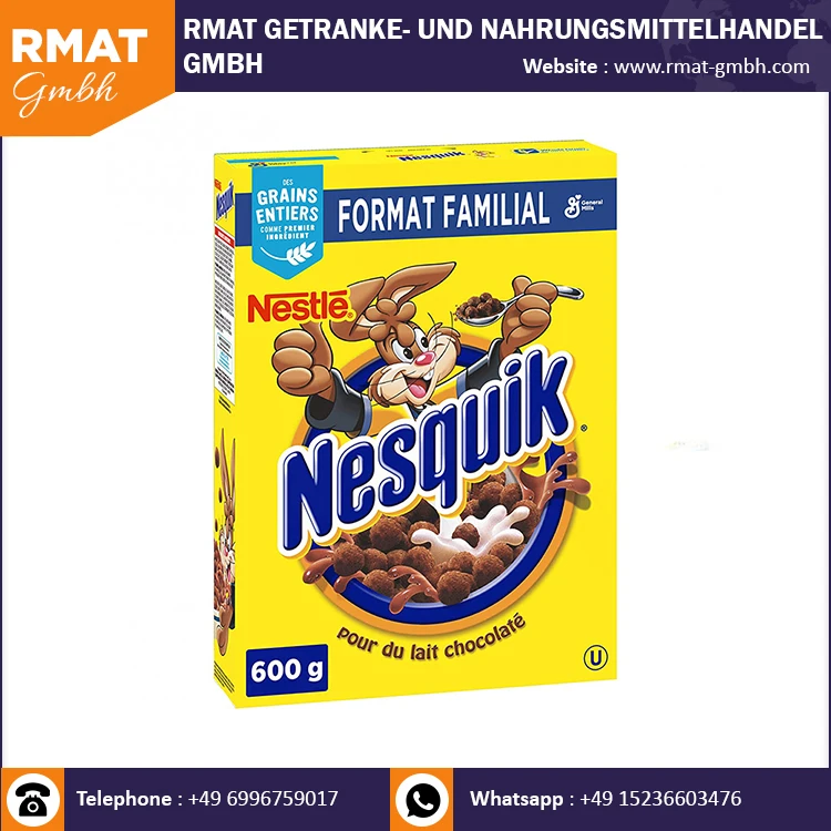 
Nestle Nesquik Cereal chocolate 620g Bulk Supply 