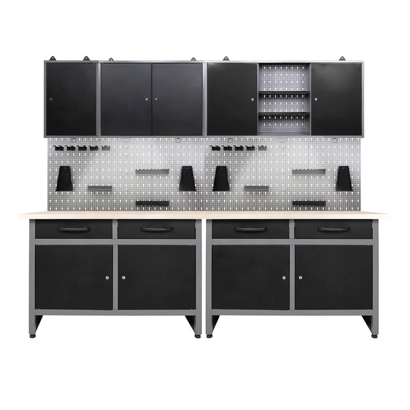 
Heavy duty Tall Masterforce Tool Storage Cabinet Stand Tool Box Locker Garage Garden Storage System 