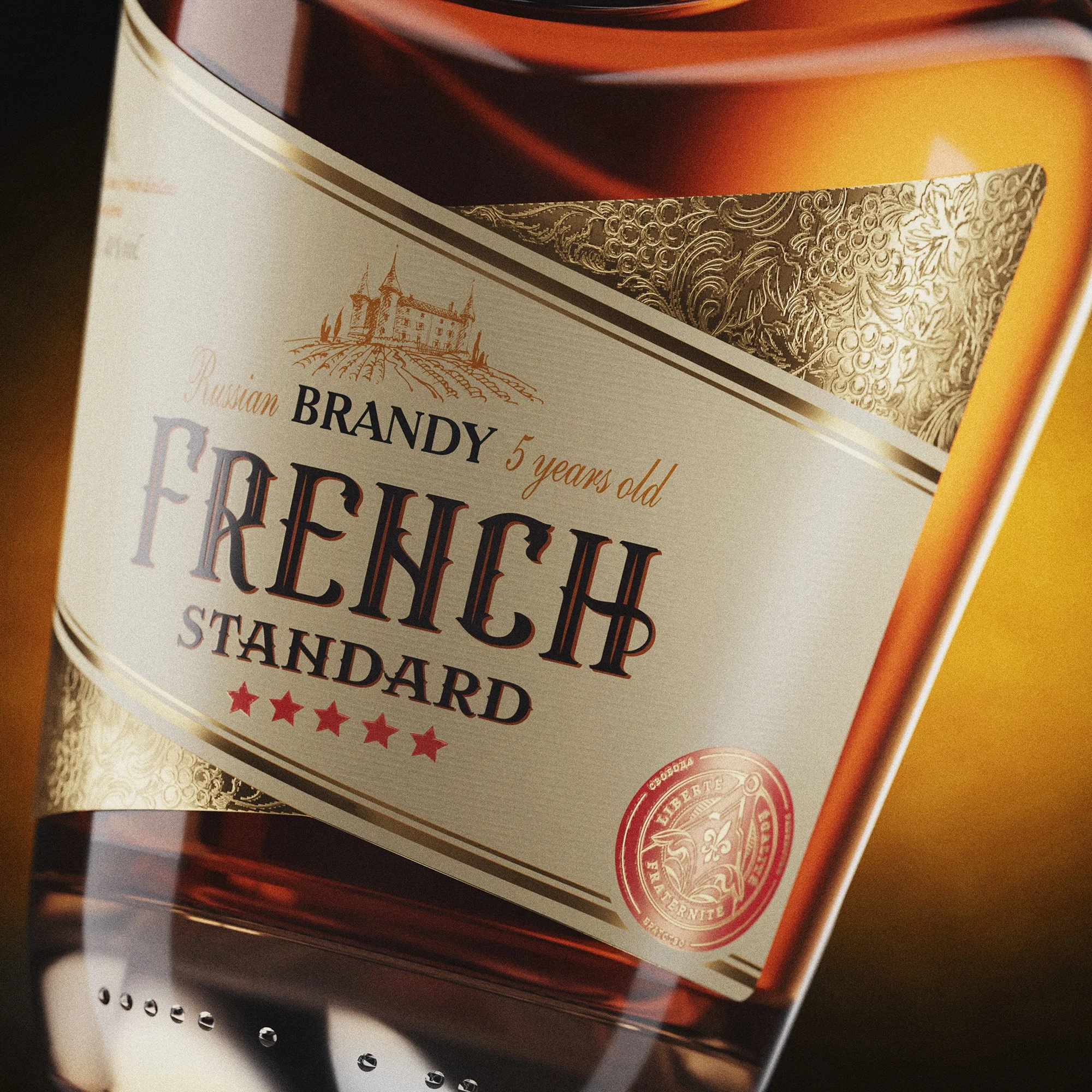 French Standard aged 5 years BRANDY