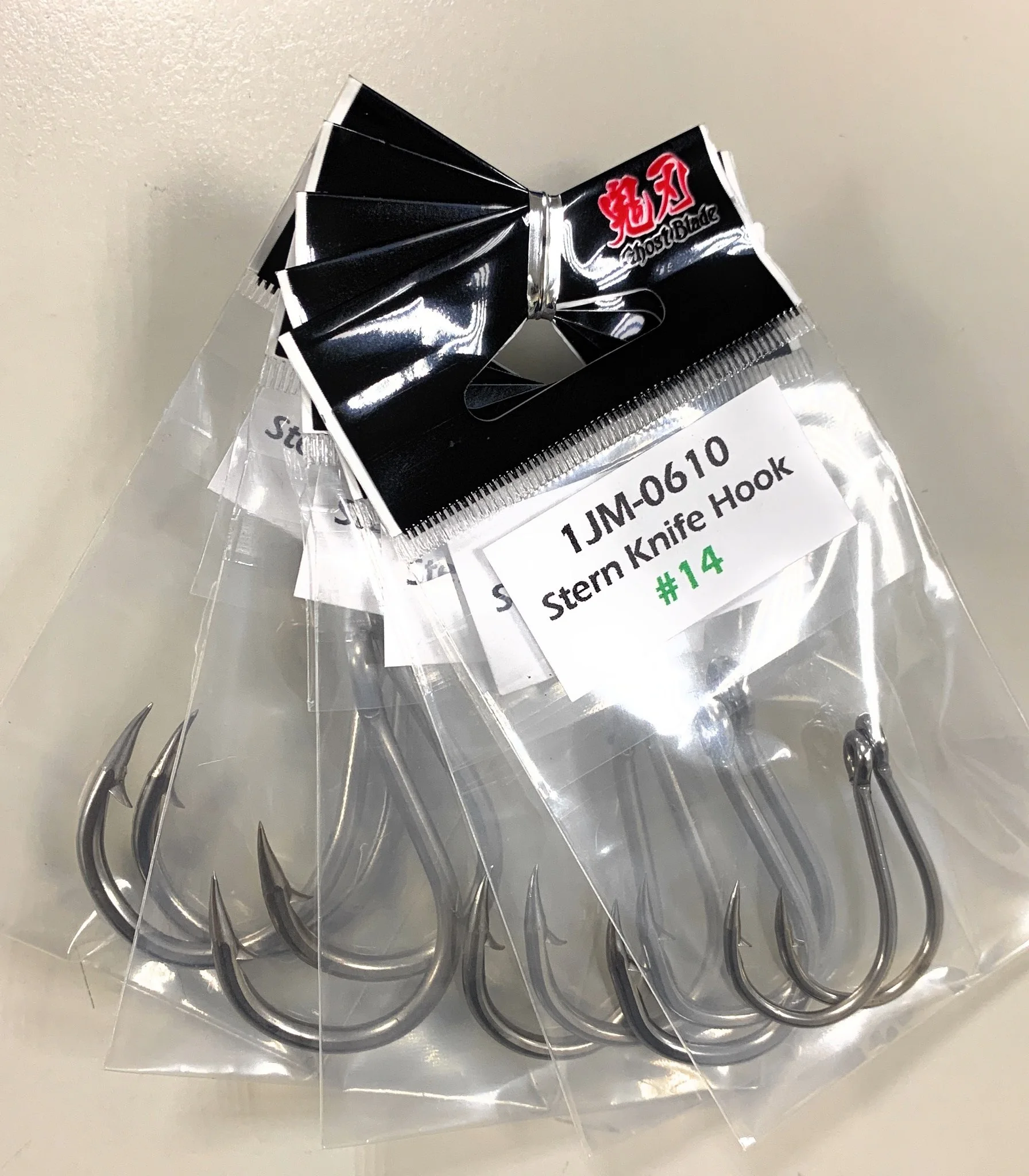 Multi sizes single stainless steel fish hooks
