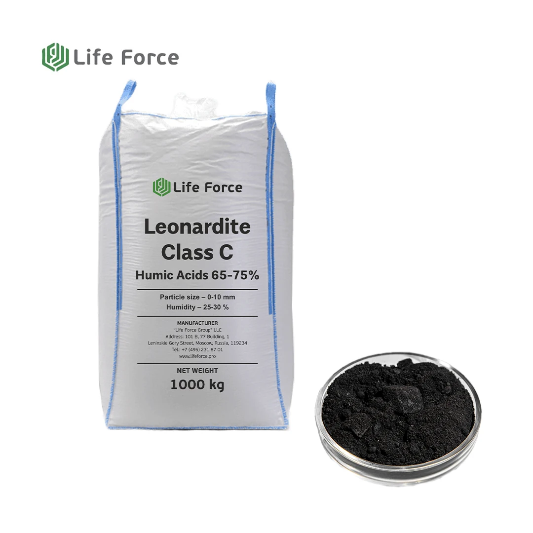 Leonardite Class C Life Force SL 103/1000 (75% Humic Acids) Humic Acid Powder Natural Product From Siberia Agriculture Grade