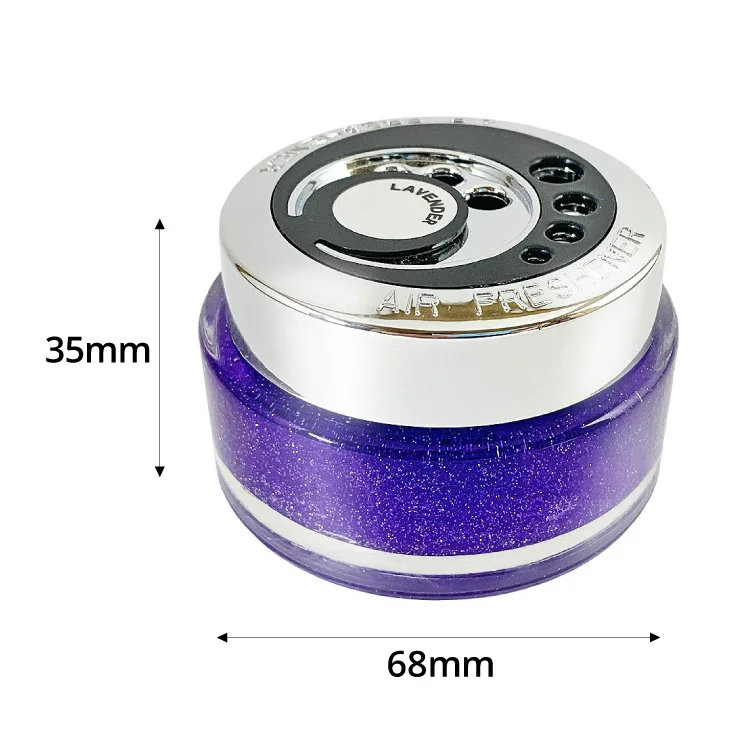 
In Bulk Custom Made Car Freshener Fragrance Adjustable Solid Car Perfume Glass Bottle Car Air Freshener 