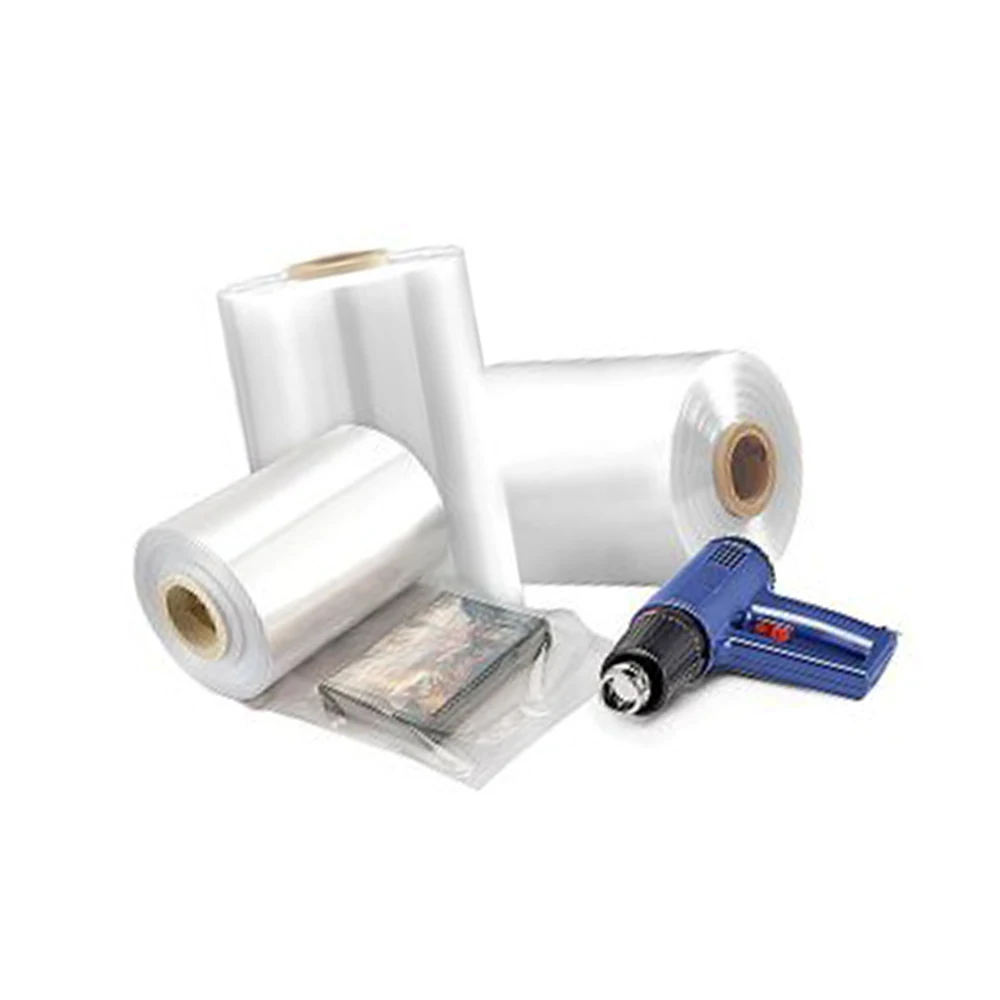 Biodegradable Custom Polyolefin Heat Shrinkable Wrapping Sleeve Sheet Plastic Packaging Roll Clear Pvc POF Shrink Wrap Film