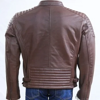 
Men Real Leather Jacket for Gents 