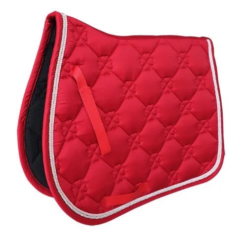 top quality saddle pad sets/Glitter jumping saddle pads / top quality Glitter gp saddle pads