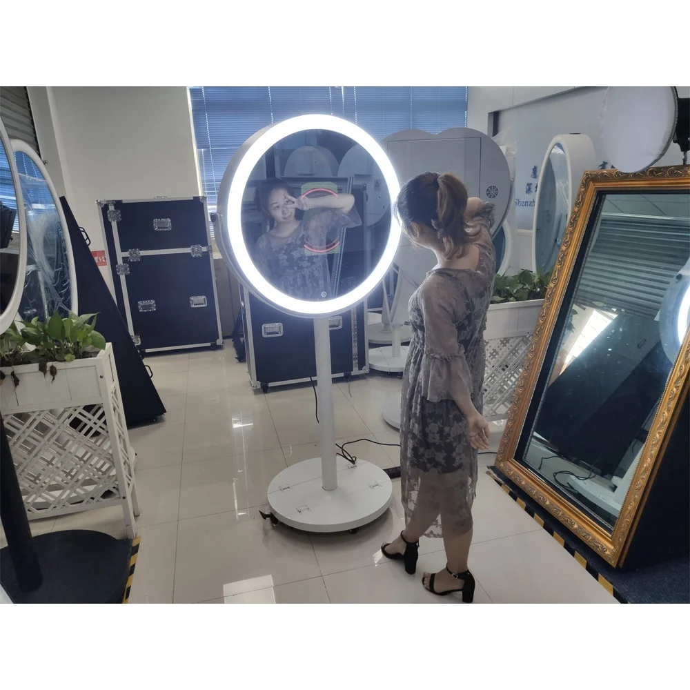 Hot Sale Wooden Mirror  Photo  Booth Photo Me for Rental