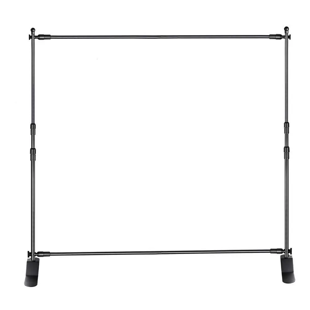 
eDSLRs Telescopic Tube Background Stand Kit with Heavy Duty Base 3.3m x 3.3m for Photography Backdrop and Trade Show Display 