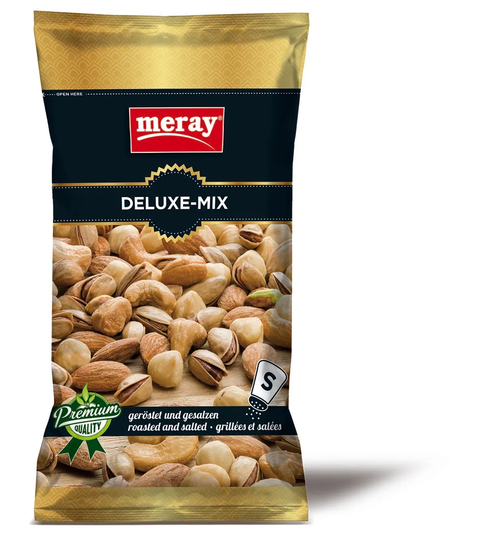 
Deluxe Nut Mix Roasted and Salted Premium Quality Nuts mix harmonized together 