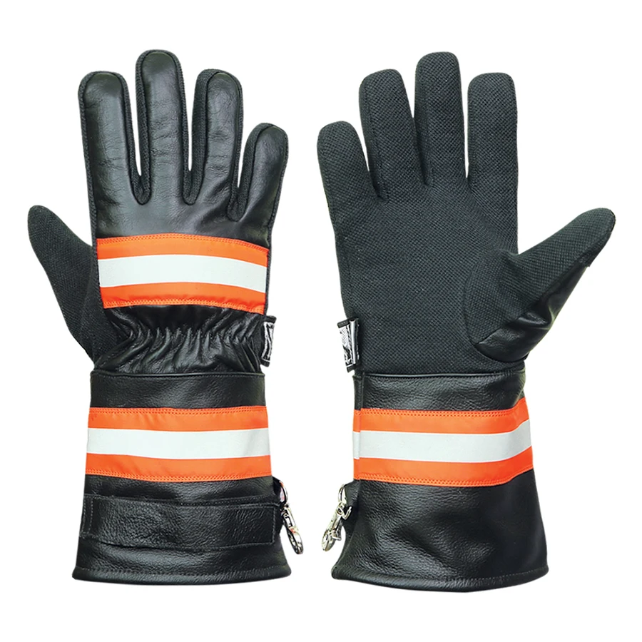 
Top Quality High Grain Fire Protection Fire Fighting Gloves 