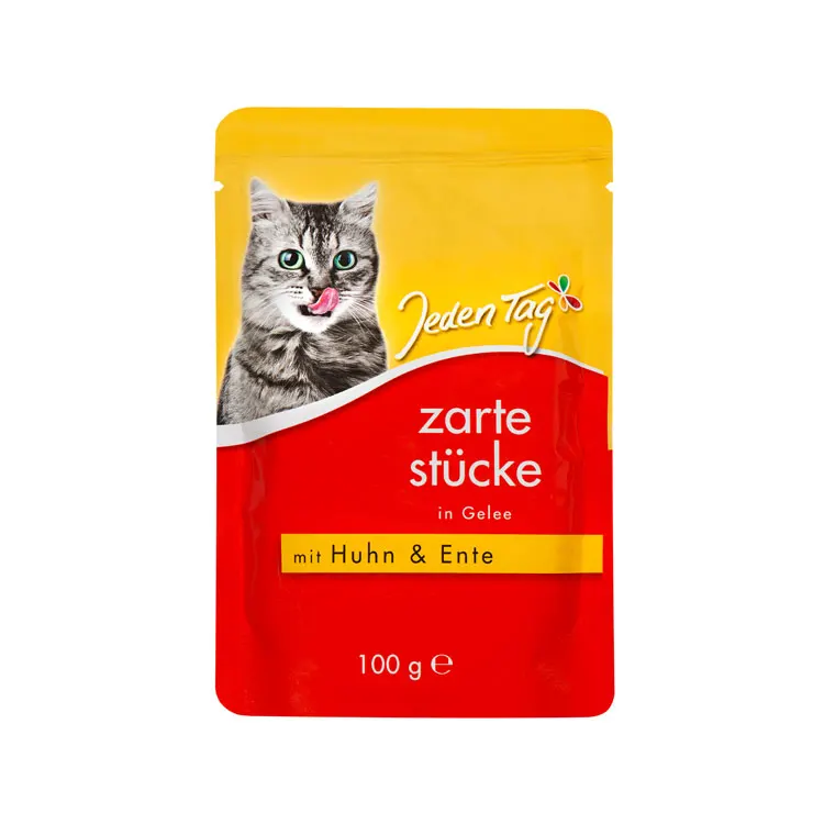 Экспортное качество, оптовая продажа, этикетка на заказ, корм для кошек, 100 г, сумка, сделано в германии