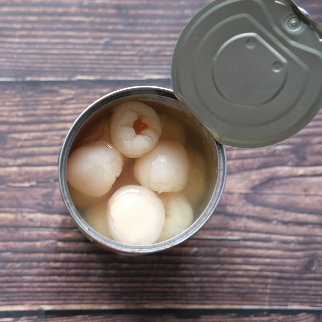 Собственная торговая марка, вьетнамская фабрика, консервированные фрукты, ISO HACCP стандарт, OEM Lychee, консервированные в светлой сиропе с индивидуальной упаковкой