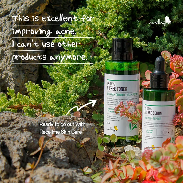 [recellme] Acne free facial Toner 150ml with Korean cosmetics, Skincare for whitening, wrinkle improvement, pimple and blackhead