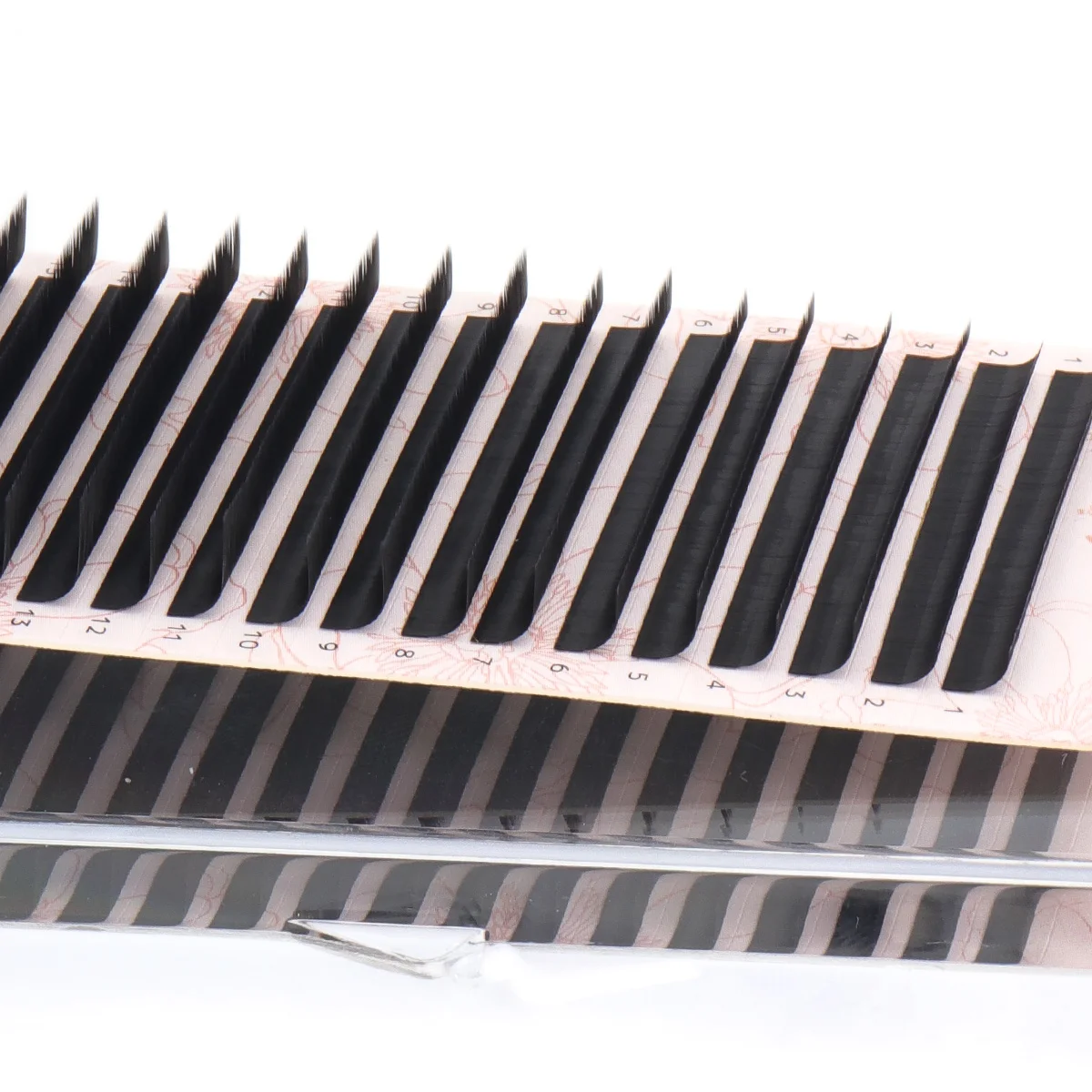 Цветные накладные ресницы лотки корейское волокно PBT океанские синие поставки частная этикетка полные полоски Вьетнам оптовая продажа