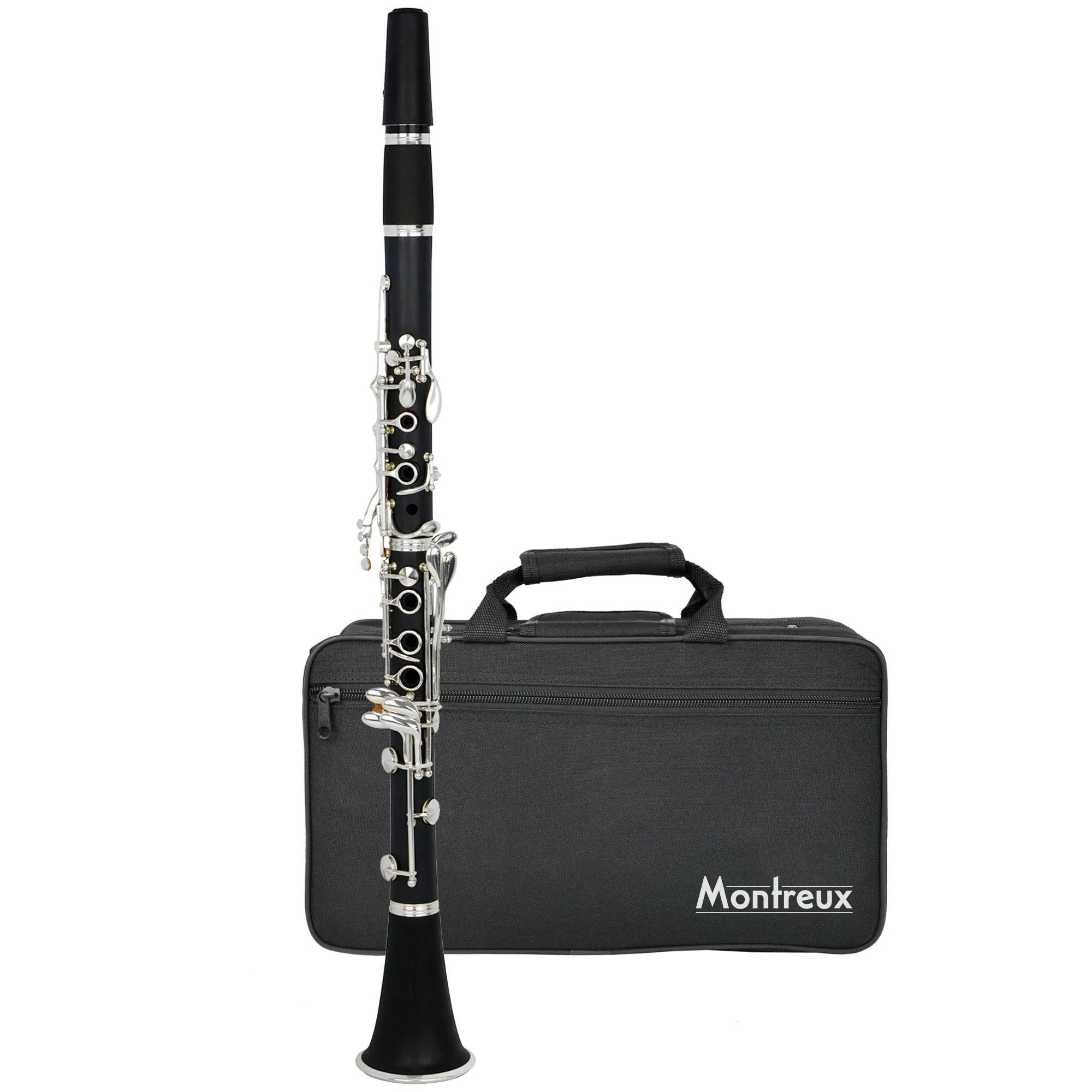 Montreux Student Bb Clarinet Student Woodwind Instrument ABS Body Lightweight Design with Case