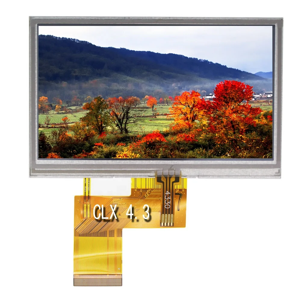 with resistance touch panel 4.3 inch tft 40PIN IPS 480X272 LCD DISPLAY SCREEN MODULE