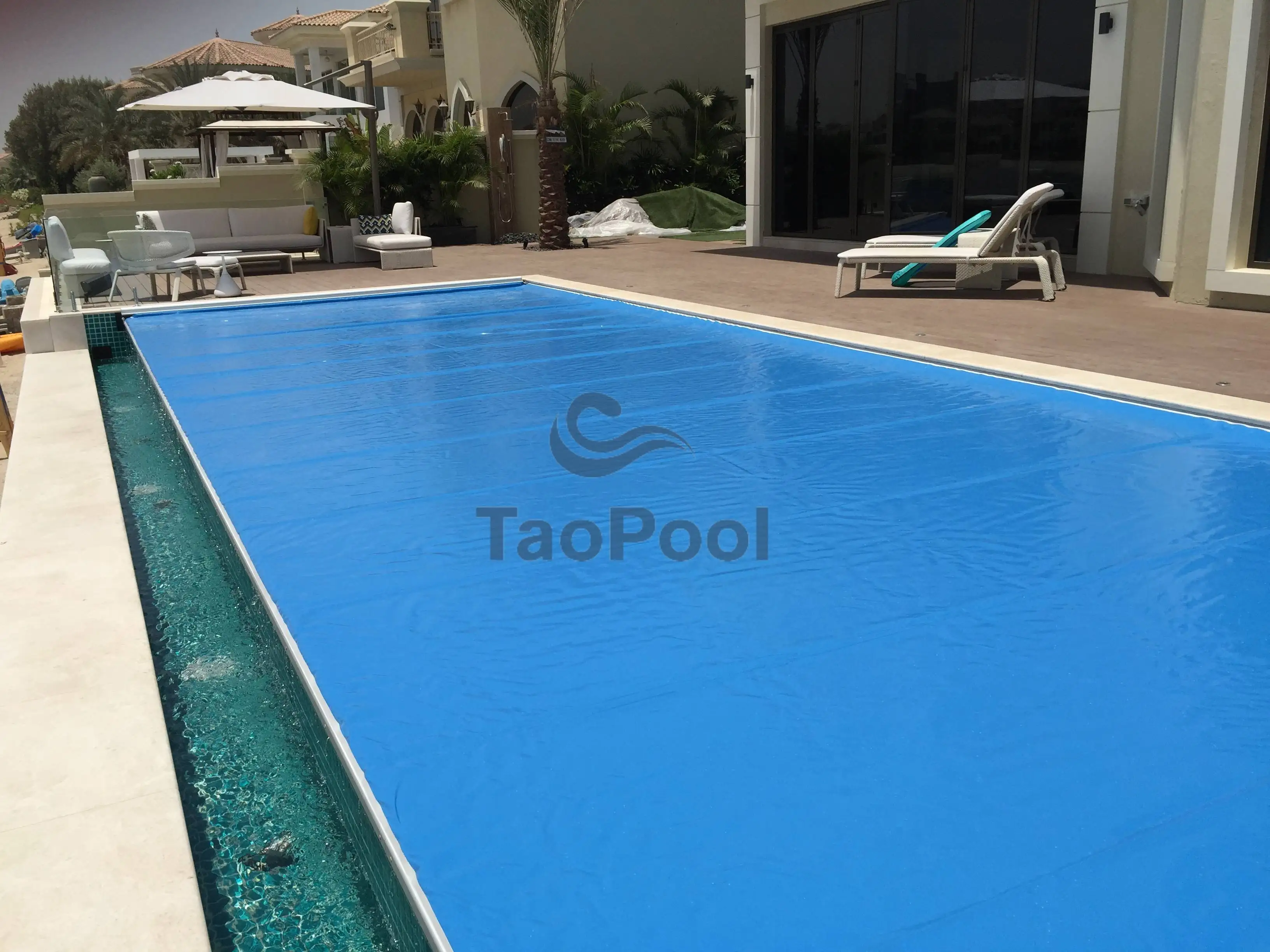 Infinity Pool Cover Design Perfect Outdoor Spa Pool Cover TaoPool