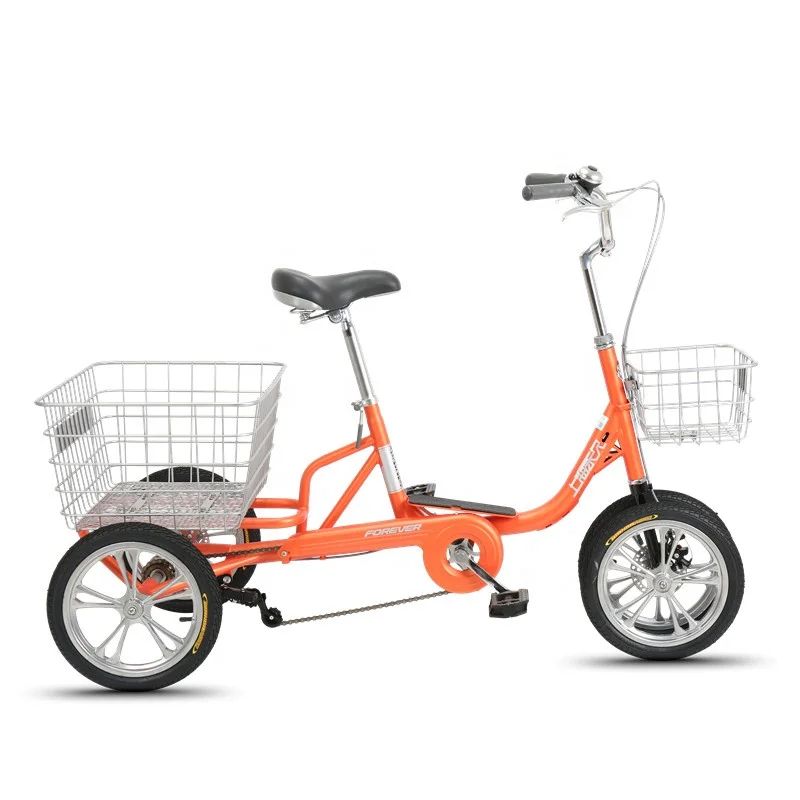 tricycle for Grocery shopping bicycle three wheel trike adult tricycle