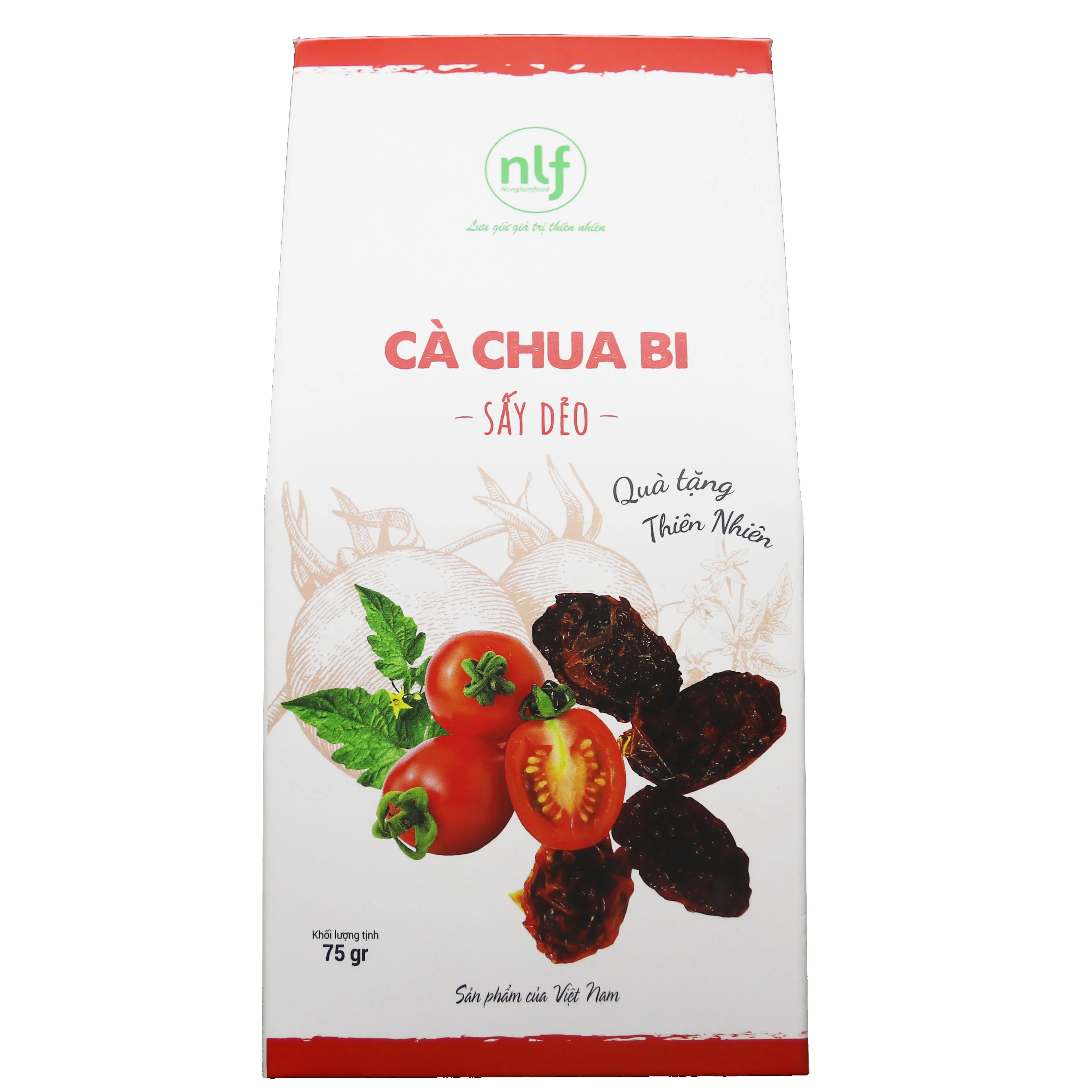 High Quality Best Selling Dried Cherry Tomatoes Dried Preserved Food Ingre Snack Food Cool, Dry Place Sweet 0.075 Kg Top High AD