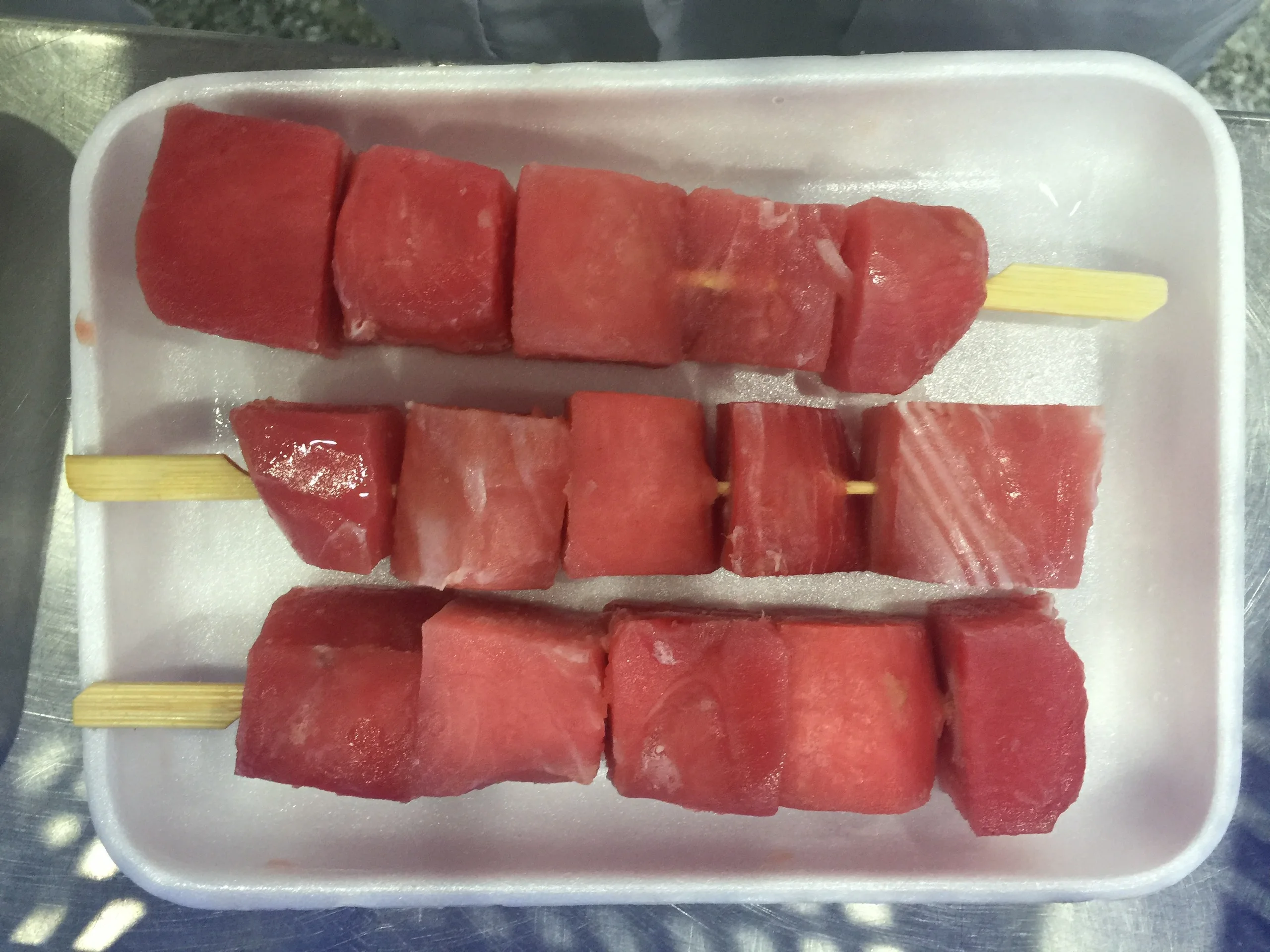  Best seller IQF yellowfin frozen Tuna cube for canned tuna from Viet Nam