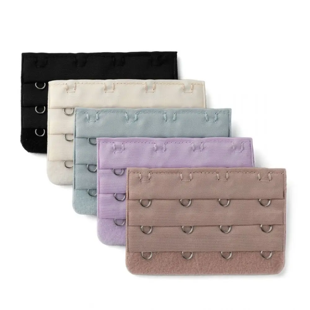 Good Price Women Adjustable Women Bra Extenders 3 Hooks 3 Rows Bra Accessories Bra Strap 5 Pcs Per Pack Bulk Sale In Low Price