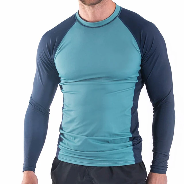 2021 High Quality Short Sleeve Men Swimming Rash Guard  Compression Tops Wholesales Men T Shirt MMA Rashguard