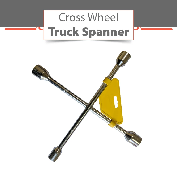 Best Quality Cross Wheel Spanner Lug Wrench Carbon Steel Satin Manufacturer 1 Years Finish Black