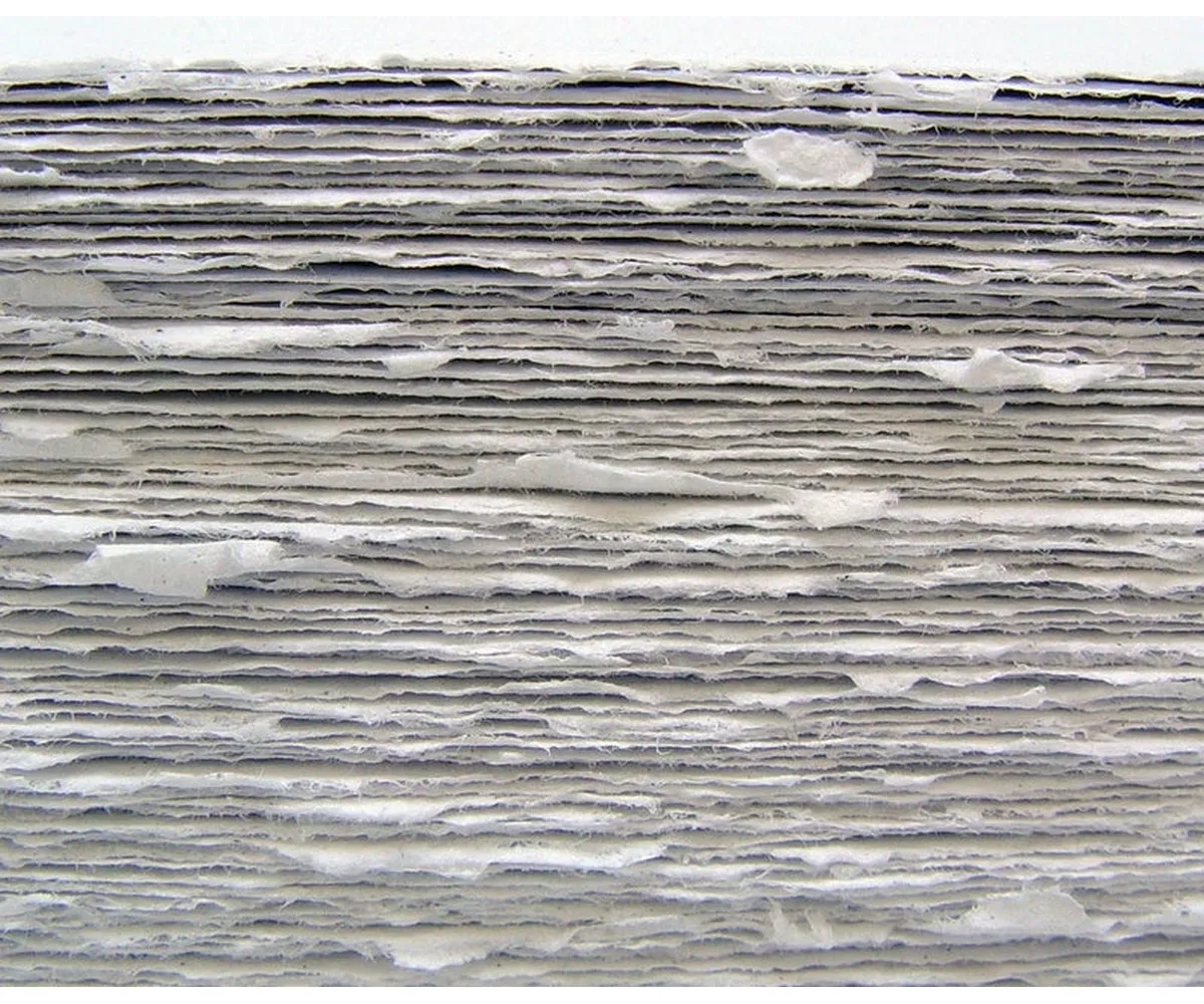 Mini Greeting Cards White handmade paper recycled watercolor art paper