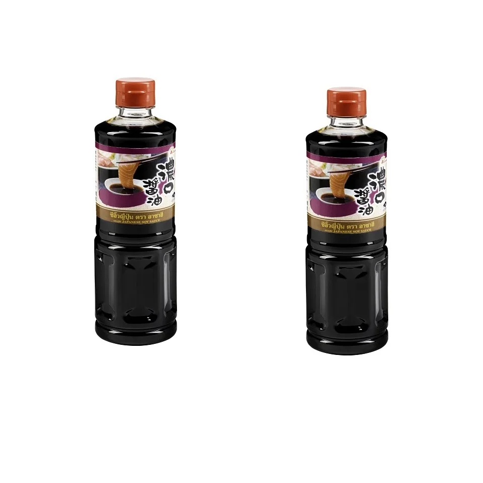 Concentrate and Salty Taste Fermented Dark Soy Sauce 500 ml in PET Bottle Packaging