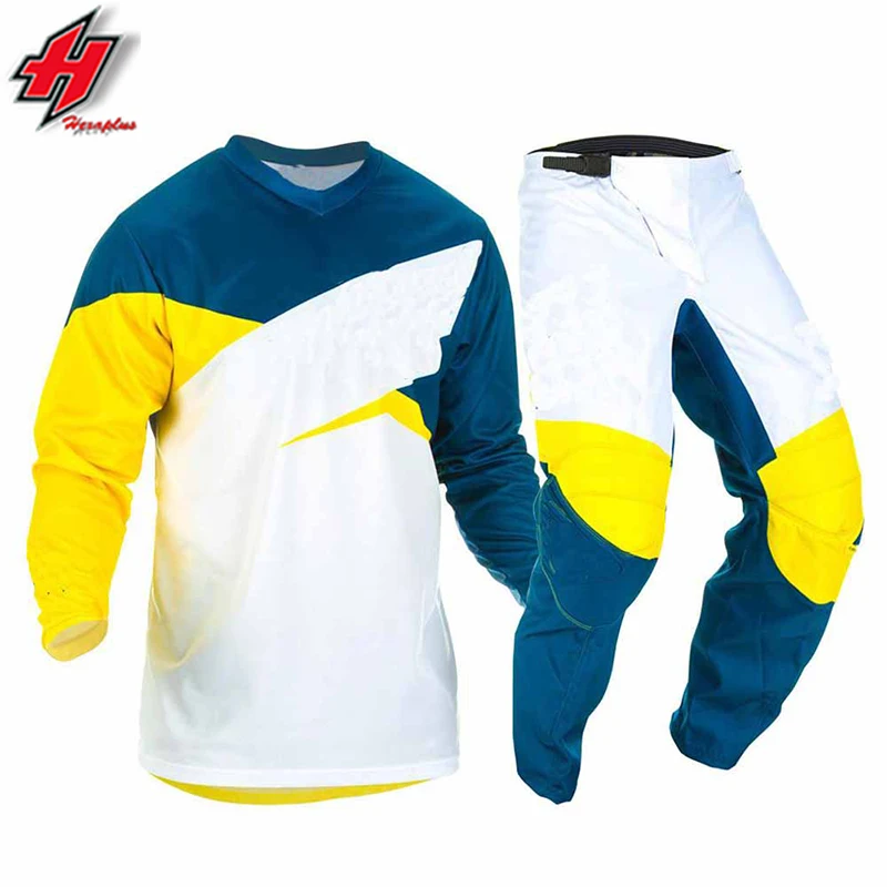 Hot selling customized motocross suits racing 2021 uniform set MTB downhill jersey mx kids motocross race suit