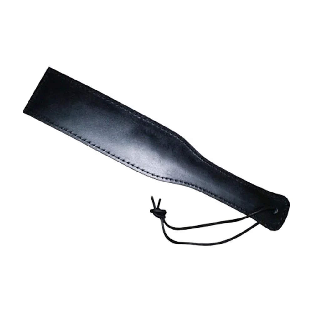 Bdsm Sex Game Letter OXOX Flogger Spanking Paddles Wholesale Black Leather Paddle for Women