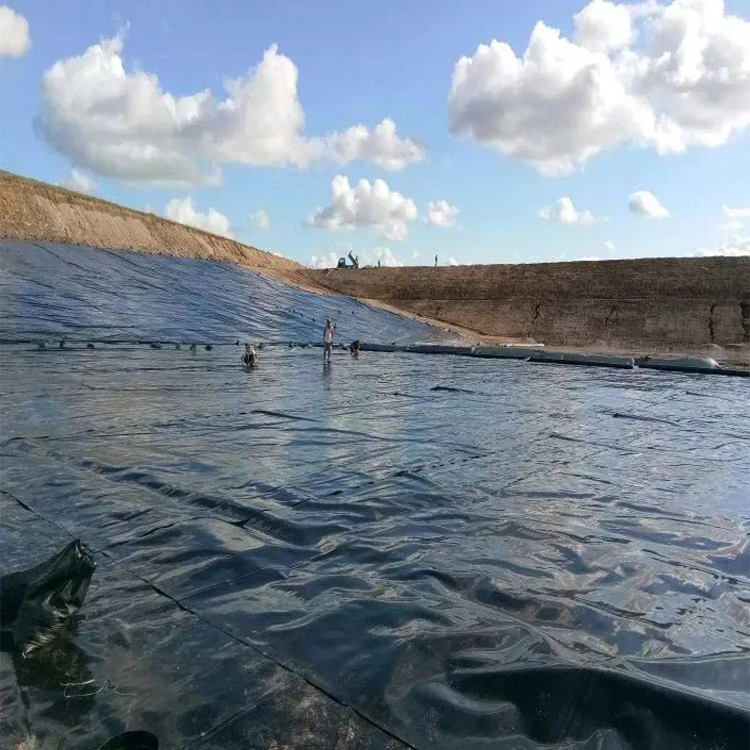 HDPE black Geomembrane(0.2-3.0mm/27Mpa) for reservoir or tailing waterproof